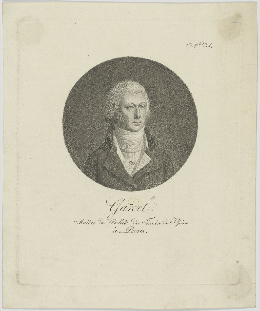 صورة بيير غابرييل جارديل 1758-1840 ، ج. 1787. بواسطة غير معروف