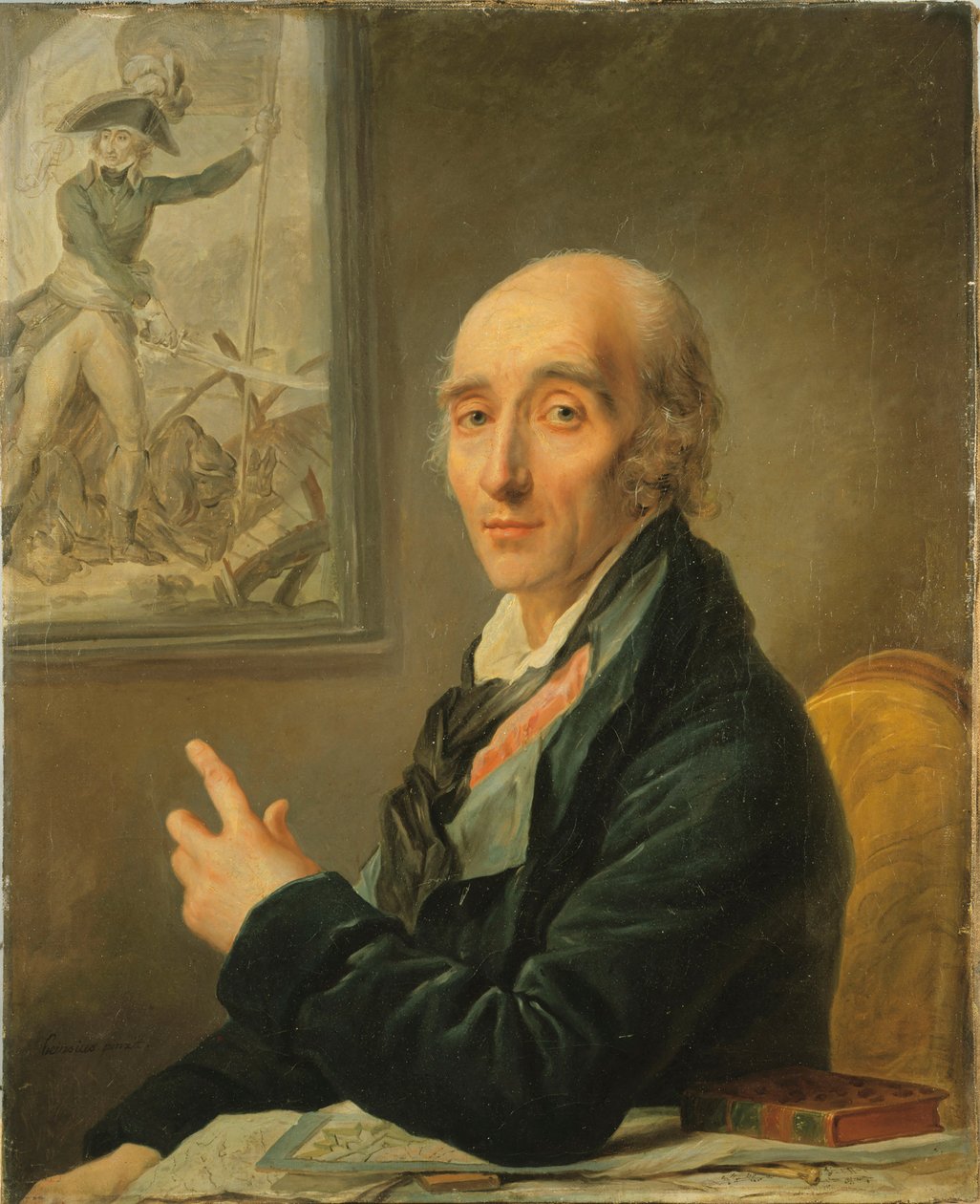 صورة شخصية لبيير فرانسوا شارل أوجيرو 1757-1816 ، بين 1805 و 1812. بواسطة غير معروف
