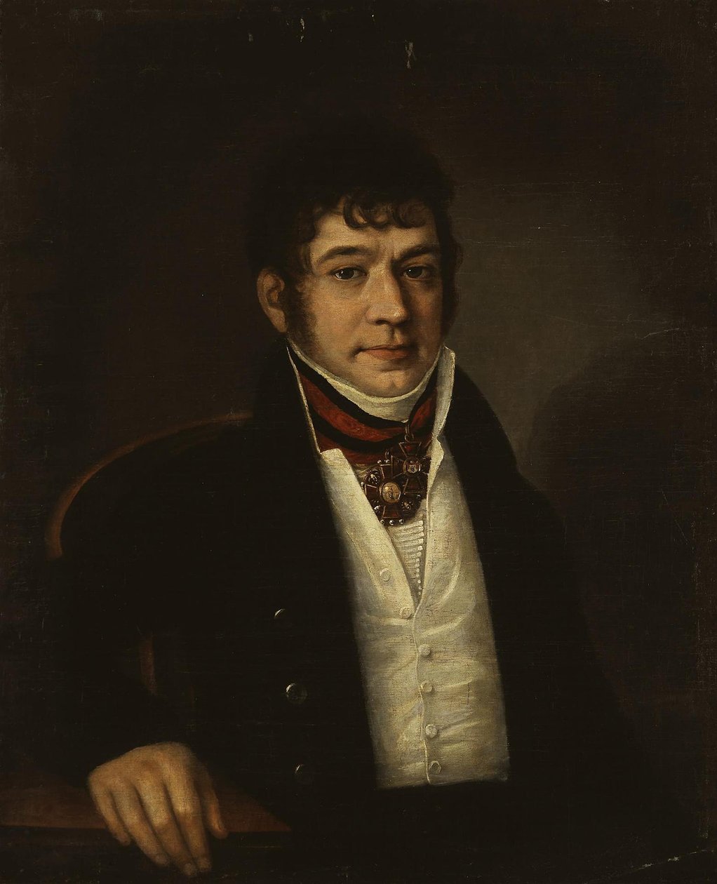 صورة لأفلاطون بوغدانوفيتش أوغاريف 1777-1838 ، 1810 بواسطة غير معروف