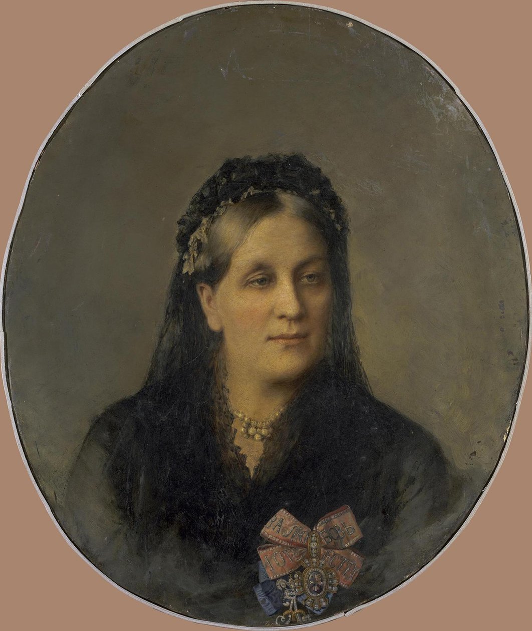 صورة للأميرة ماريا ألكسندروفنا دولغوروكايا ، ني أبراكسينا 1816-1892 ، النصف الثاني من 19 بواسطة غير معروف