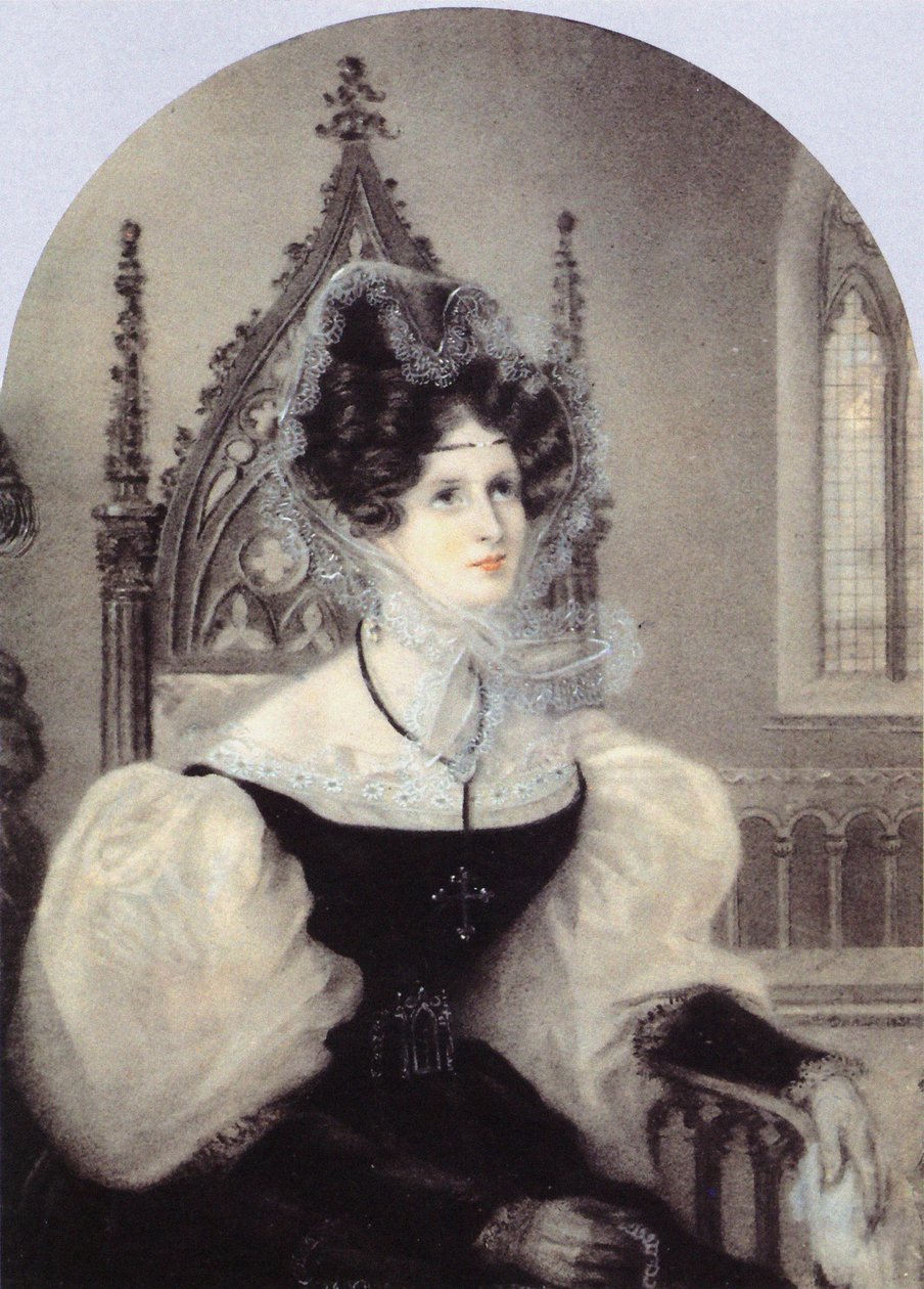 صورة الأميرة زينيدا ألكسندروفنا فولكونسكايا 1792-1862 بواسطة غير معروف