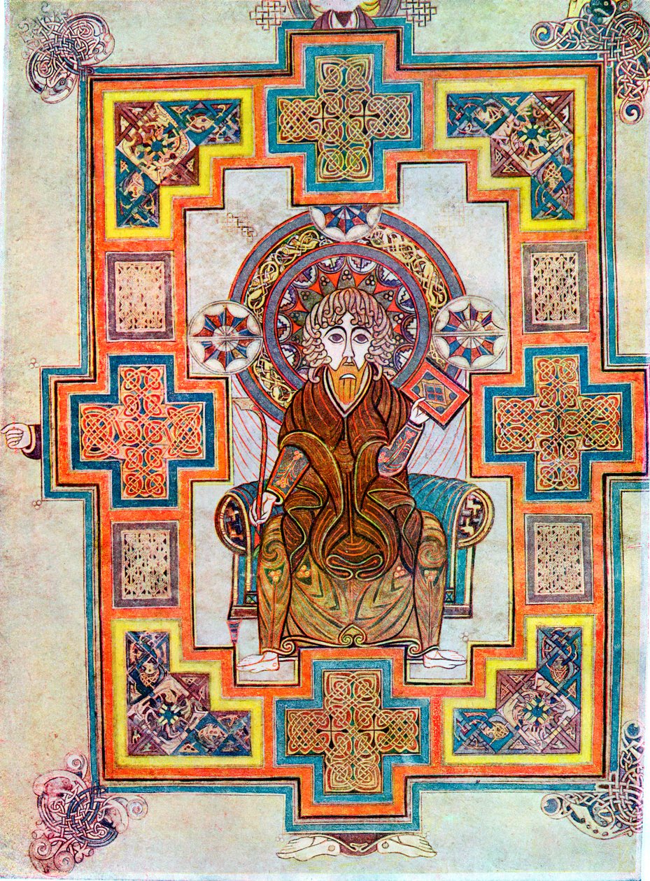 صورة القديس يوحنا من كتاب كيلز ، c800 بواسطة غير معروف