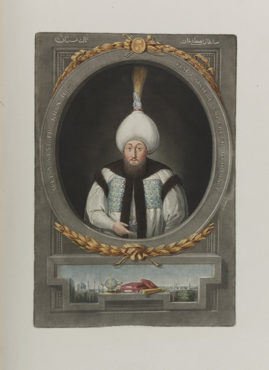 صورة السلطان مصطفى الثالث 1717-1774 ، 1815 بواسطة غير معروف
