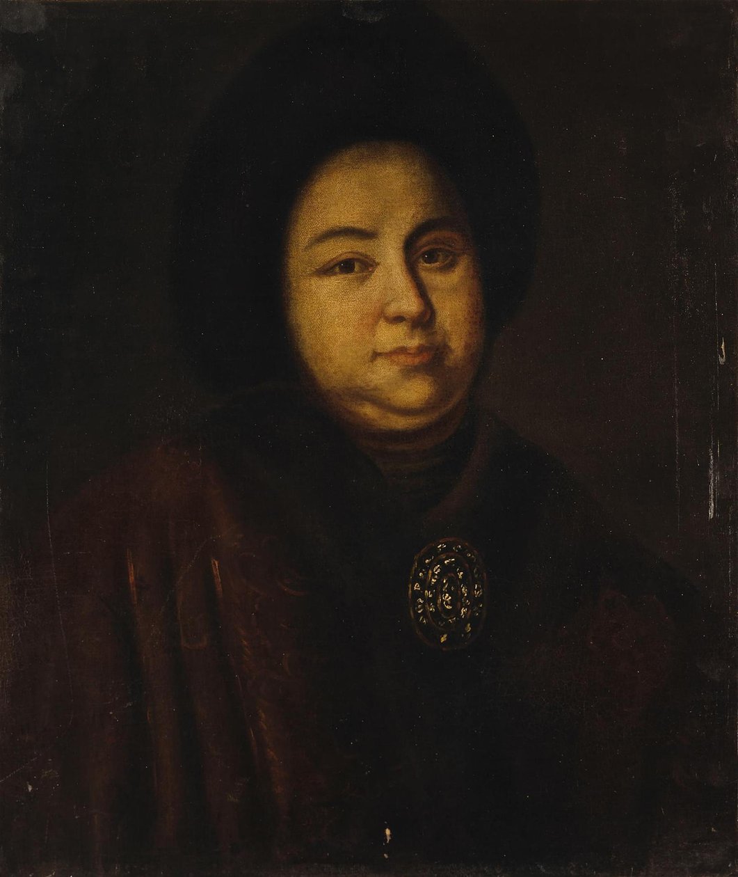 صورة Tsarina Evdokiya Feodorovna Lopukhina 1669-1731 ، زوجة القيصر بيتر الأول من روسيا ، 1 بواسطة غير معروف