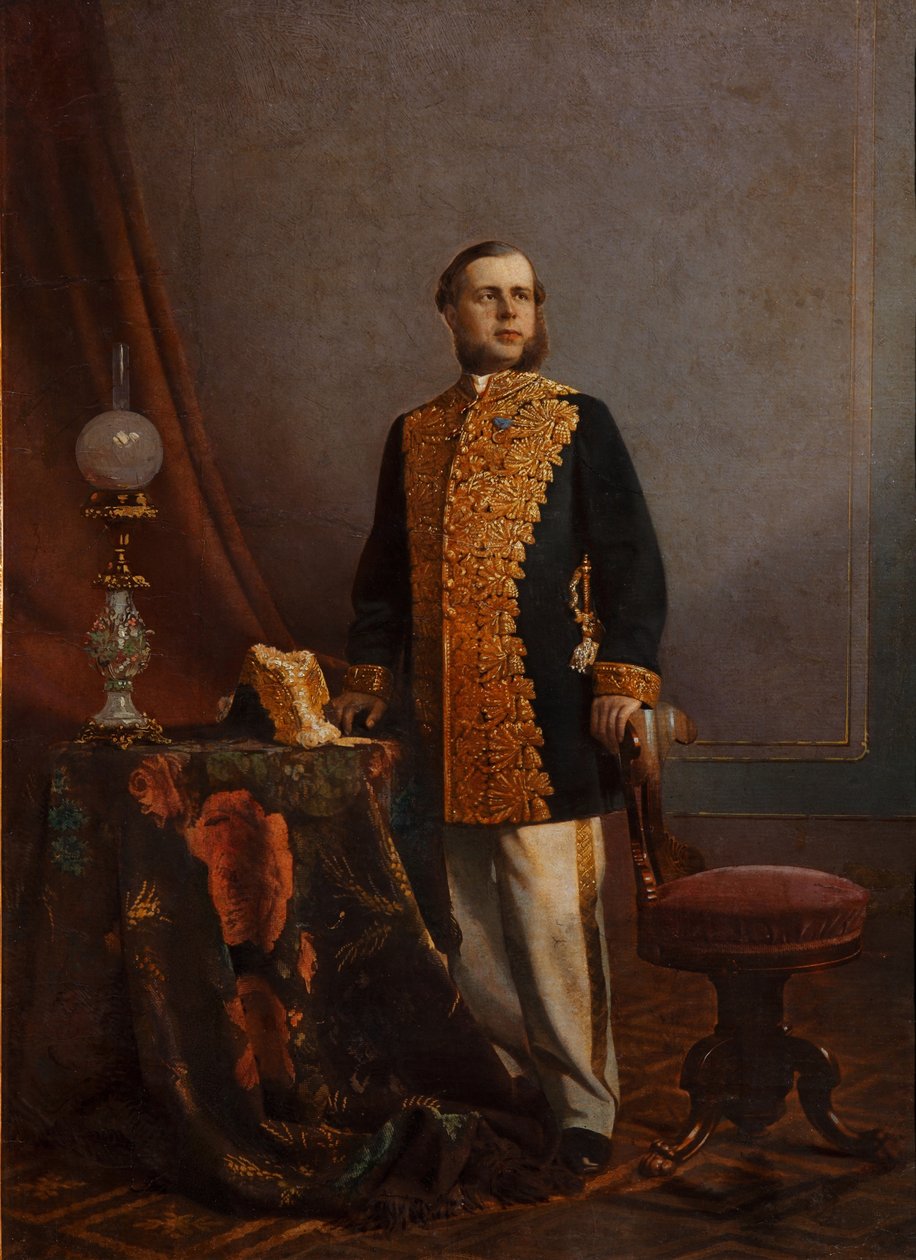صورة لفاسيلي يوريفيتش بوزنانسكي 1828-1900 ، 1860 بواسطة غير معروف