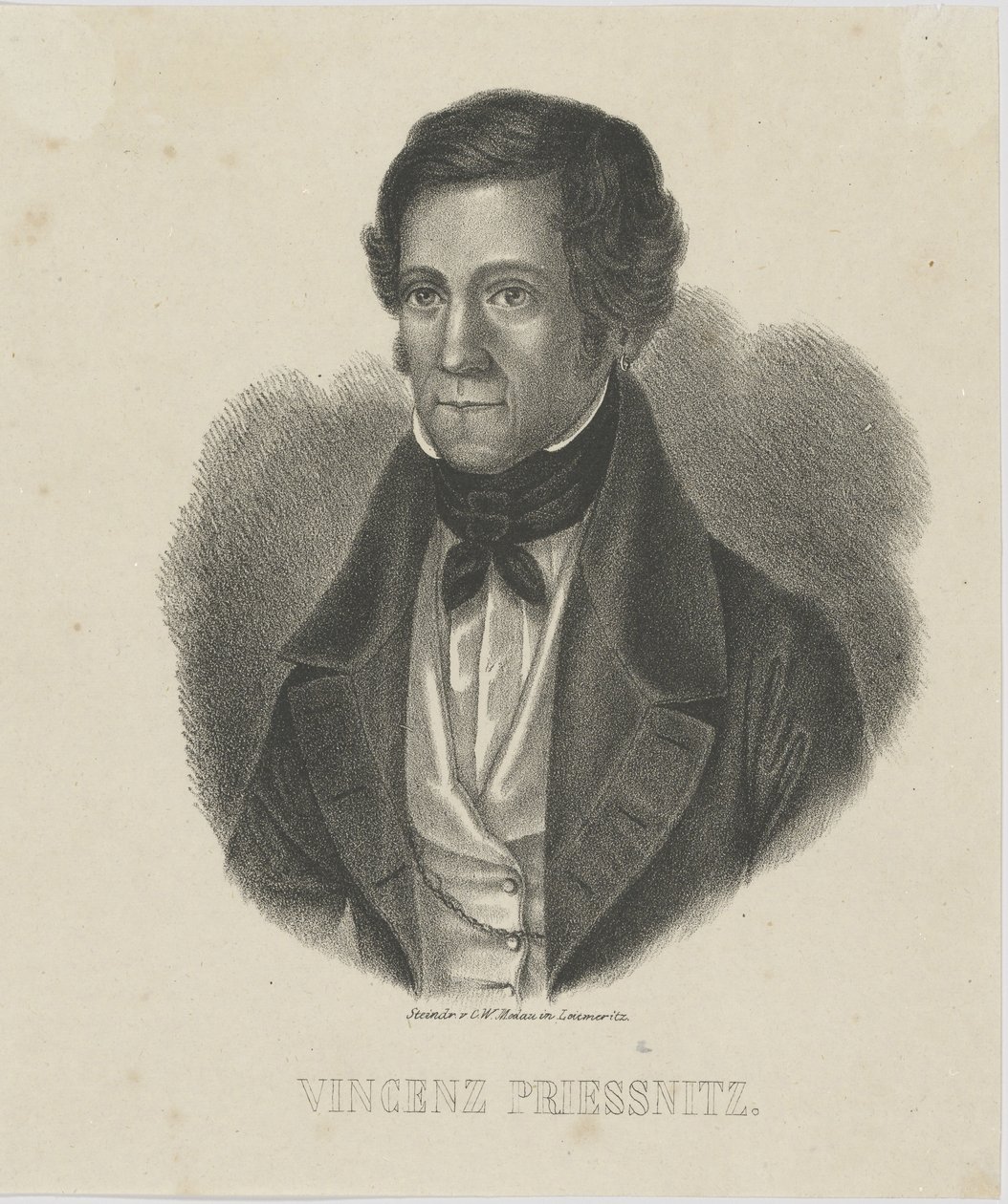 صورة لفينشينز برييسنيتز 1799-1851 ، ج. 1840. بواسطة غير معروف