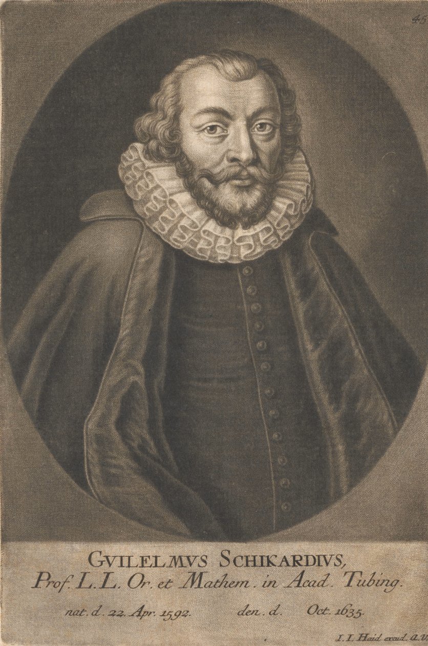 صورة فيلهلم شيكارد 1592-1635. بواسطة غير معروف