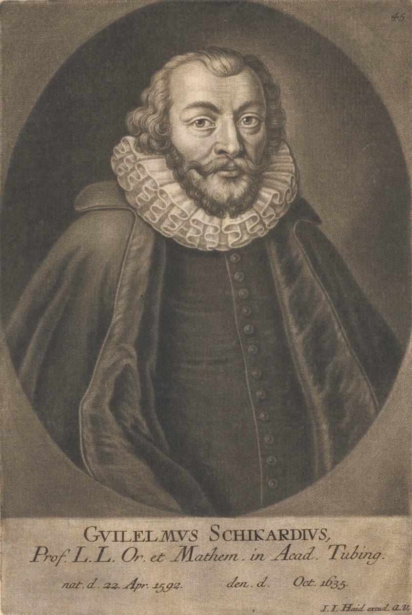 صورة فيلهلم شيكارد 1592-1635. بواسطة غير معروف