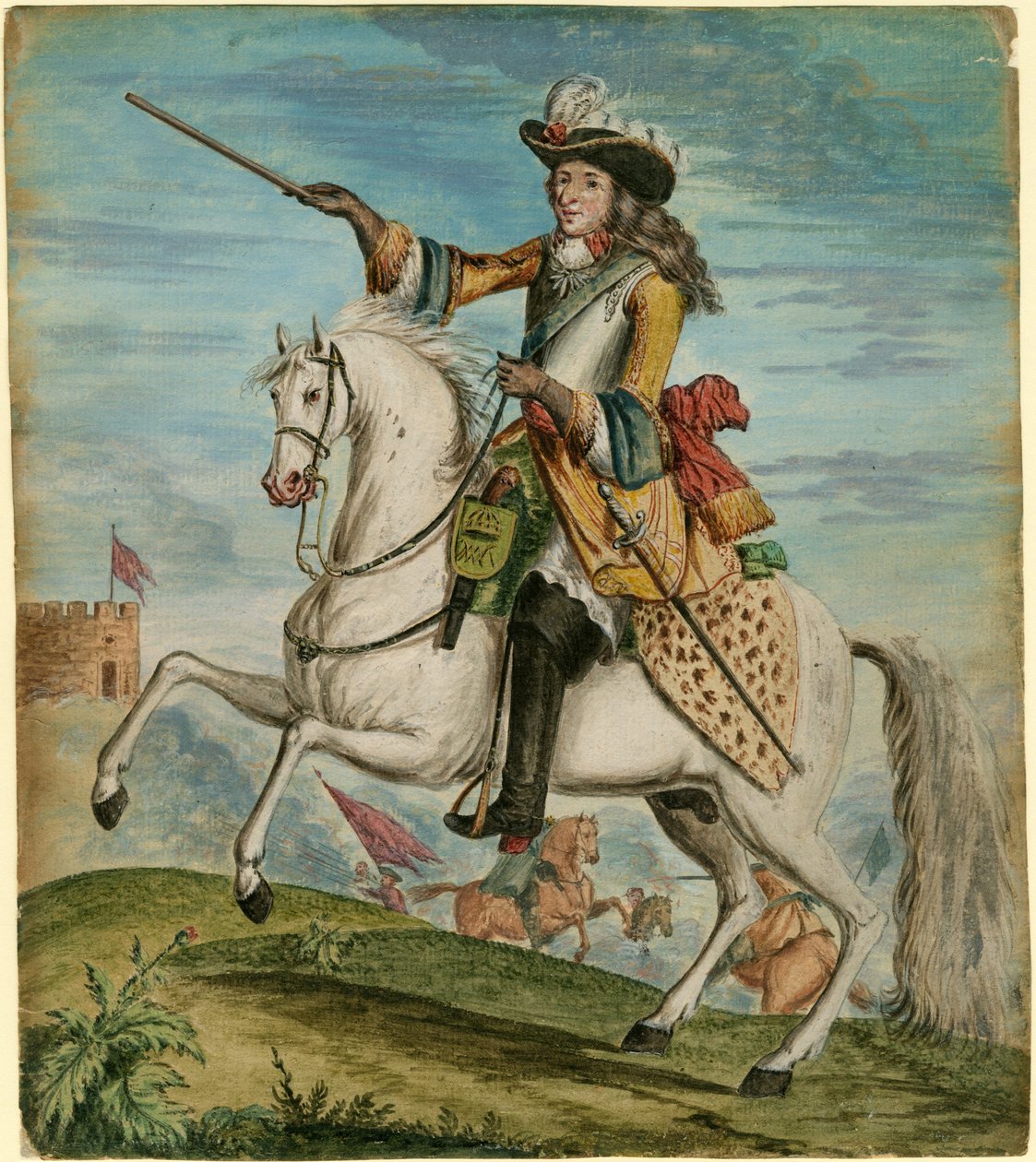 صورة وليام الثالث ملك إنجلترا 1650-1702 ، حوالي 1690 بواسطة غير معروف