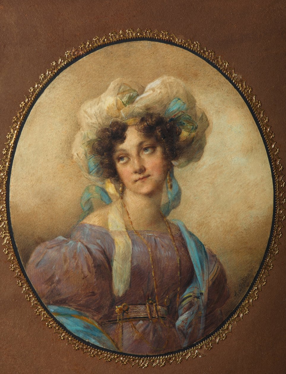 صورة لليلينا ألكسندروفنا غوليتسينا ، ناريشكينا 1785-1855 ، 1820s بواسطة غير معروف