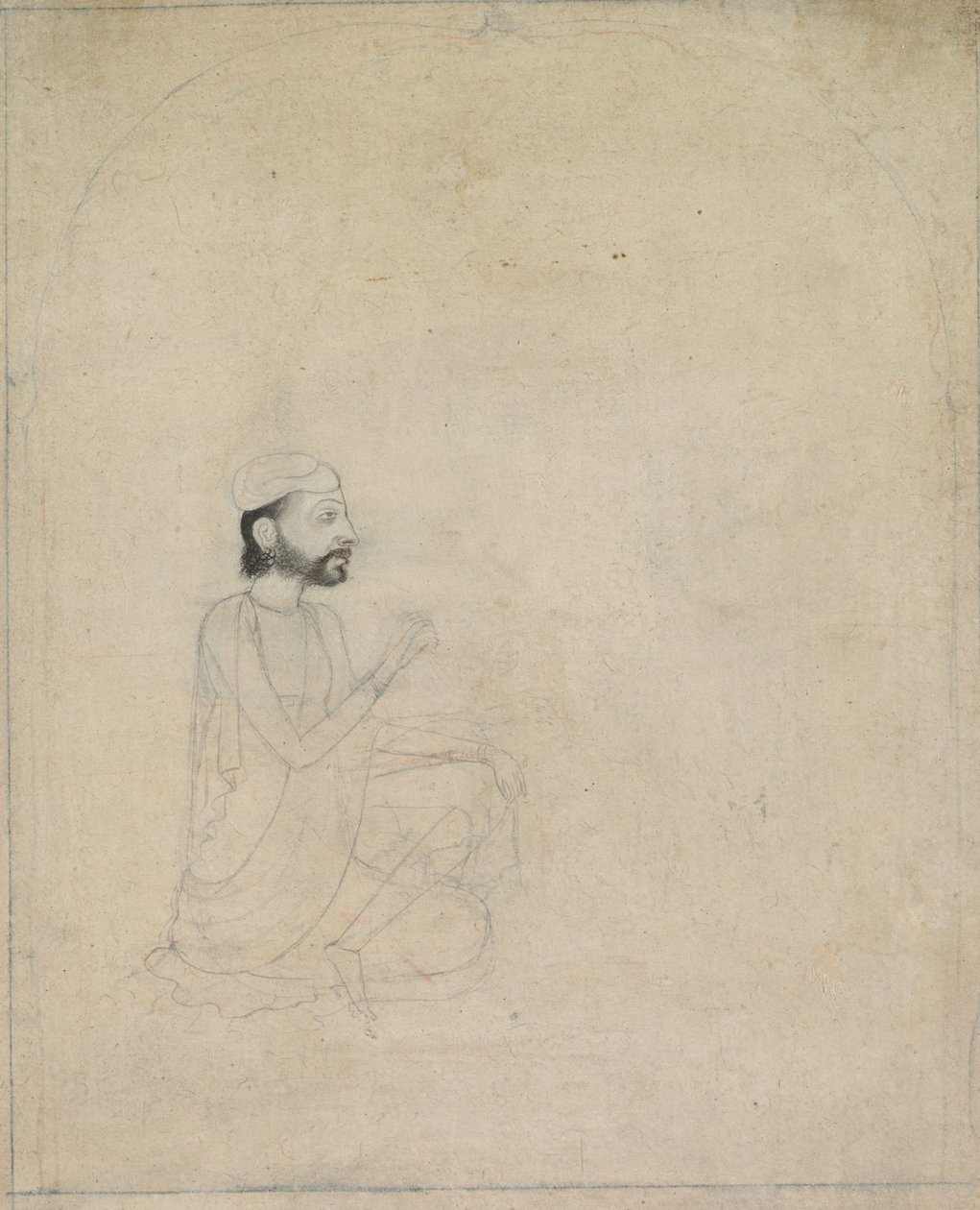 صورة لرجل جالس ، ج. 1830-1850. بواسطة غير معروف