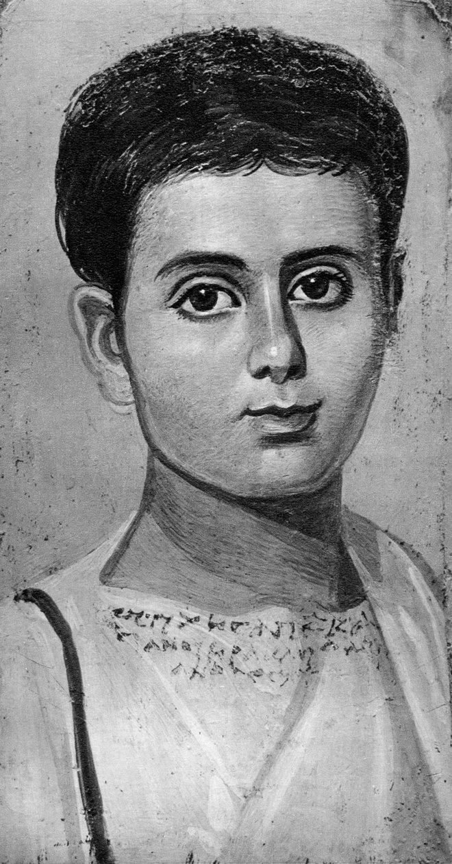 صورة لصبي صغير ، الفيوم ، مصر ، القرن الثاني 1936 بواسطة غير معروف
