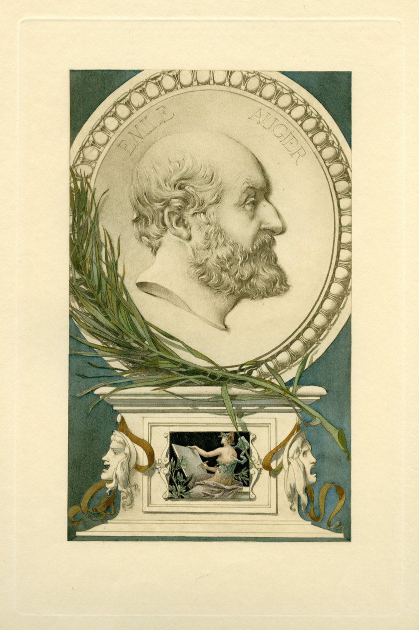 صورة لإميل أوجيه 1820-1889. بواسطة غير معروف