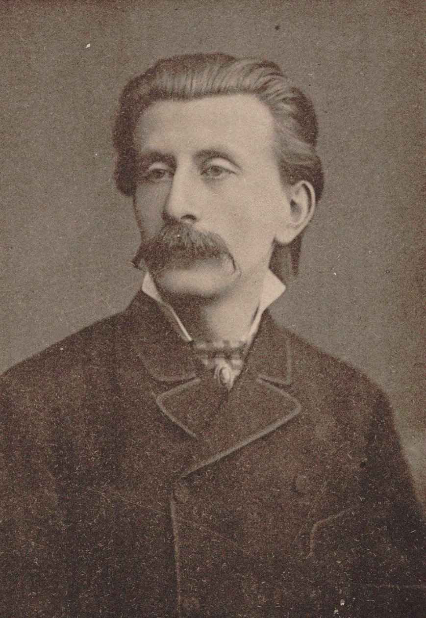 صورة لعازف البيانو والملحن موريتز موسكوفسكي 1854-1925 ، كاليفورنيا. 1886-1890. بواسطة غير معروف