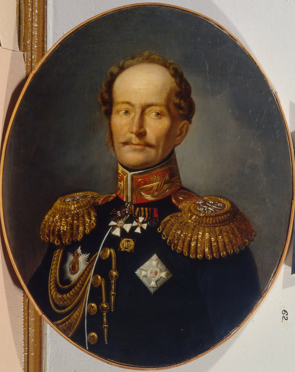 صورة للجنرال مساعد كارل كارلوفيتش ميردر 1787-1834 ، عشرينيات القرن التاسع عشر بواسطة غير معروف