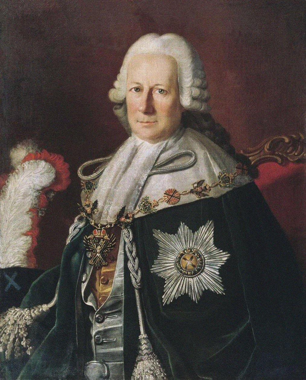 صورة للأدميرال سيميون إيفانوفيتش موردفينوف 1701-1777 بعد كارل لودفيج كريستينيك ، 1771 بواسطة غير معروف