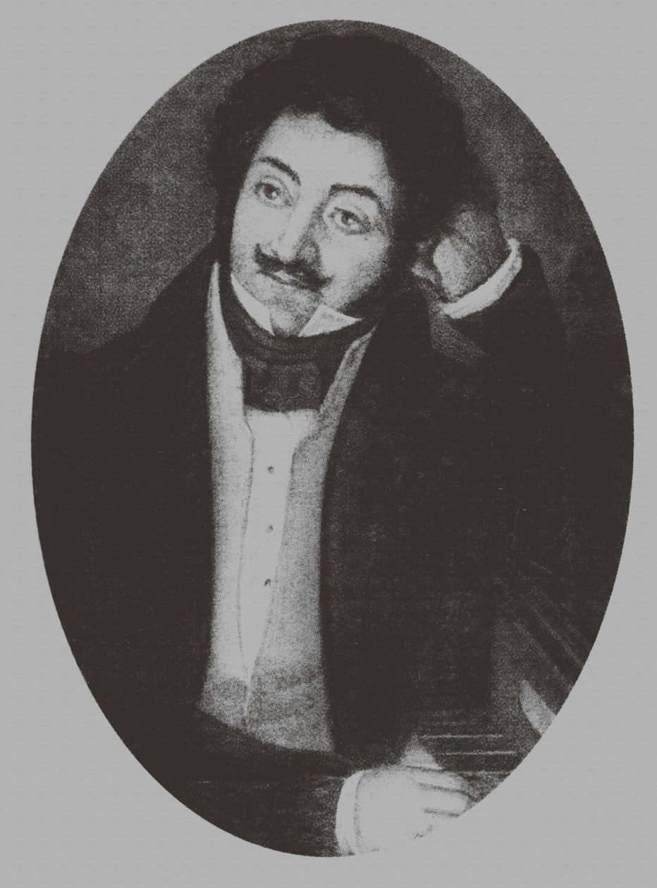 صورة الملحن ألكسندر ألكسندروفيتش اليابييف 1787-1851 ، 1810 بواسطة غير معروف