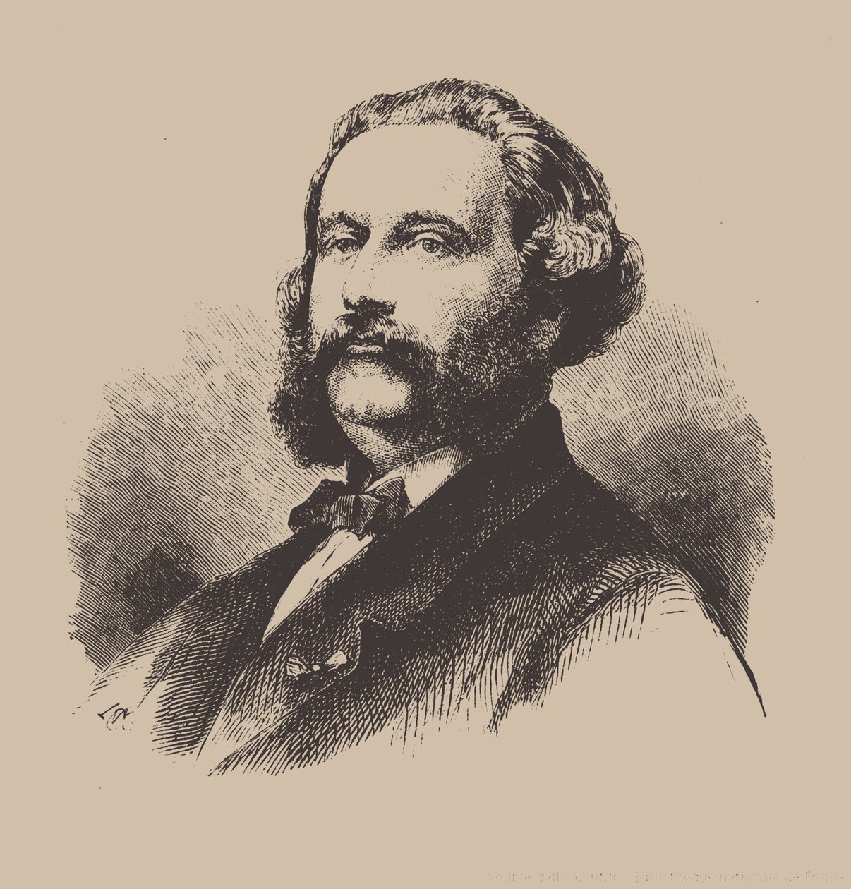 صورة الملحن ألفريد جايول 1832-1882. بواسطة غير معروف