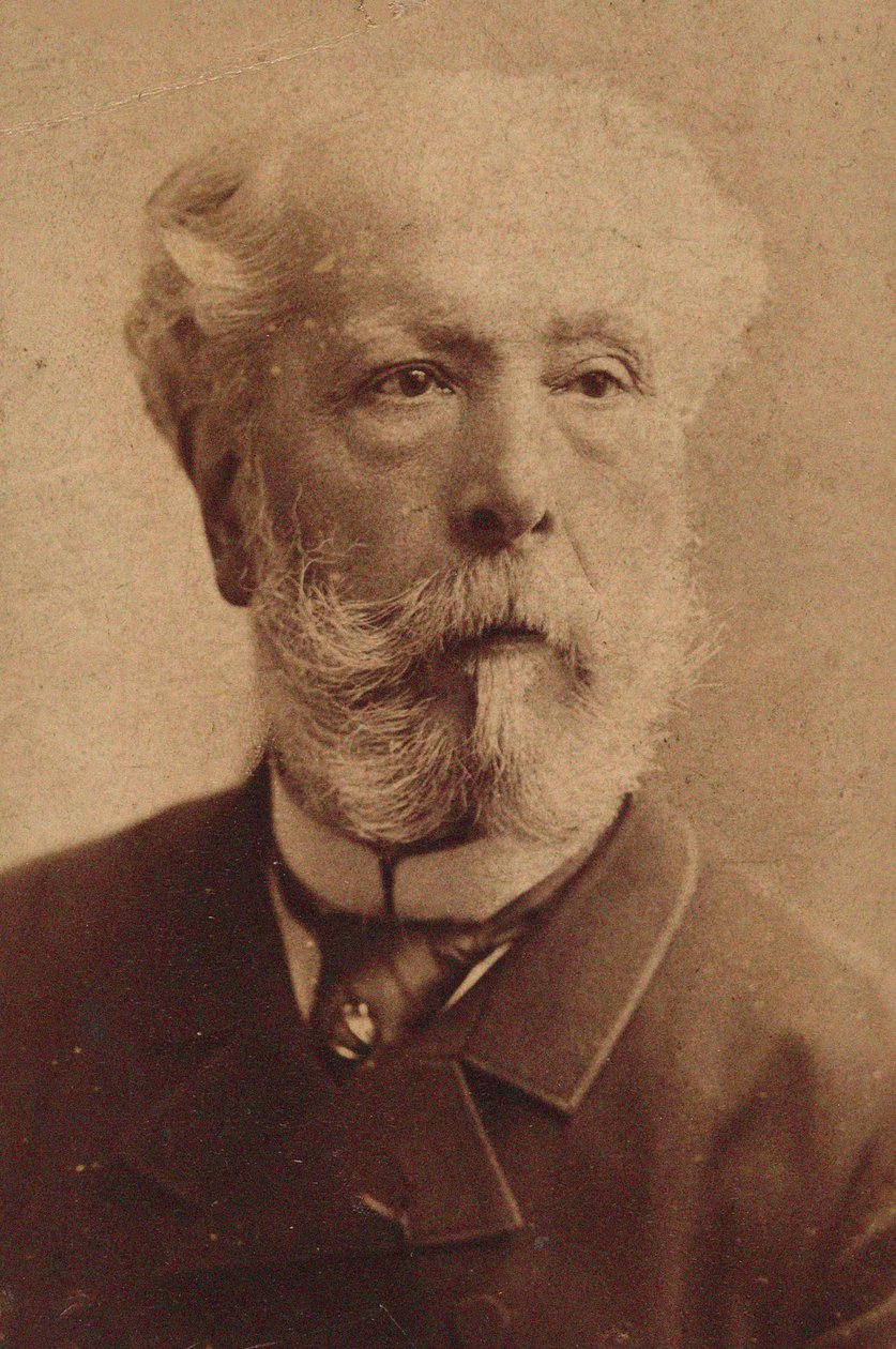 صورة للمؤلف إدوارد لالو 1823-1892 ، حوالي 1885. بواسطة غير معروف