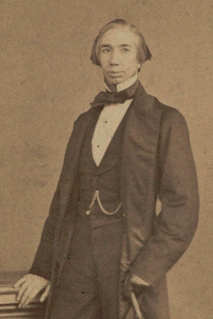 صورة للمؤلف هنري برينلي ريتشاردز 1817-1885 ، حوالي 1855. بواسطة غير معروف