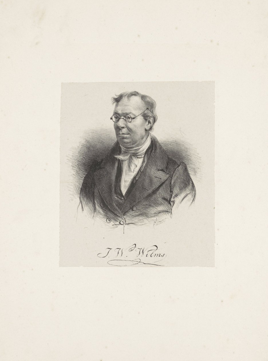 صورة للمؤلف يوهان فيلهلم ويلمز 1772-1847 ، 1835. بواسطة غير معروف