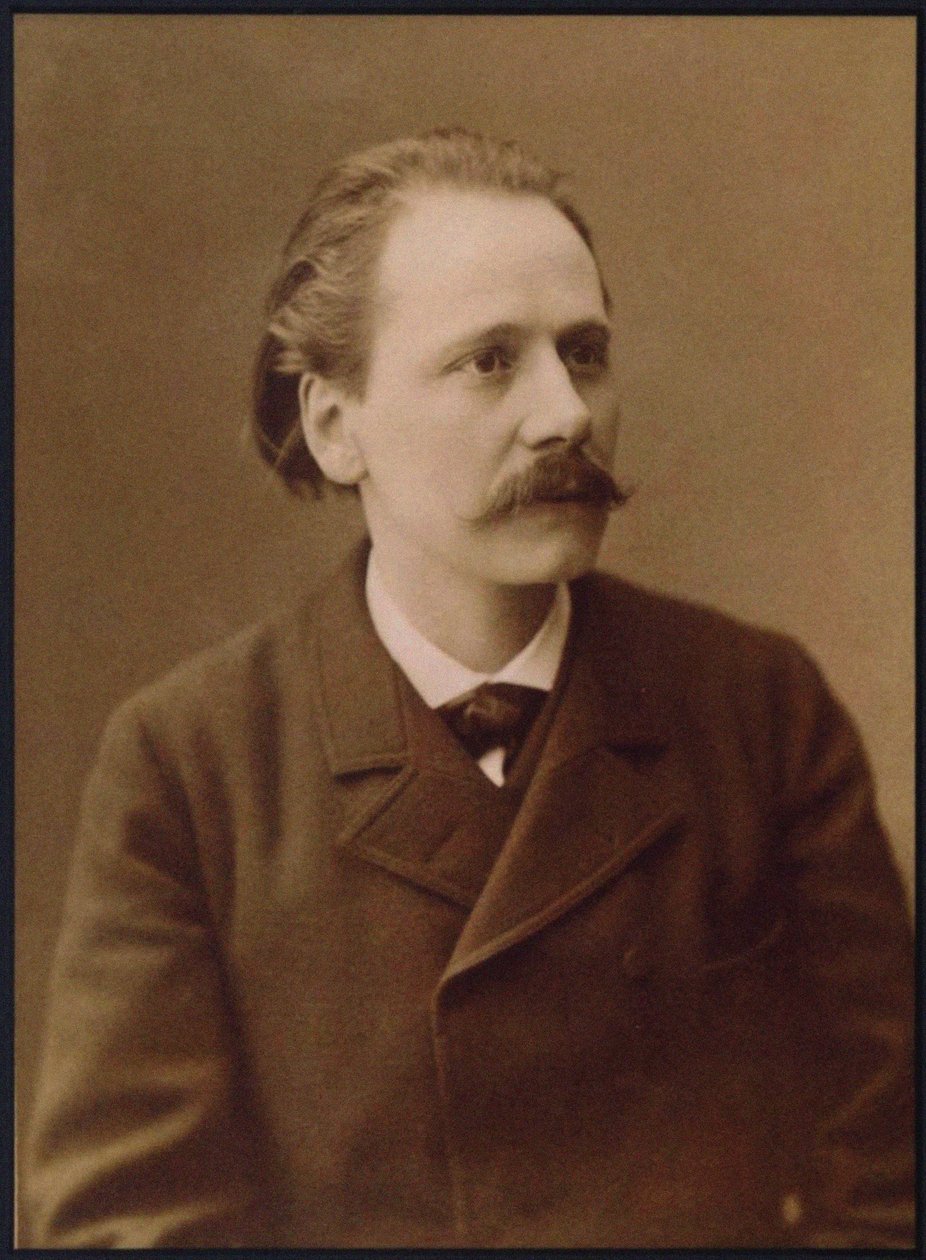 صورة الملحن جول ماسينت 1842-1912 ، 1890. بواسطة غير معروف