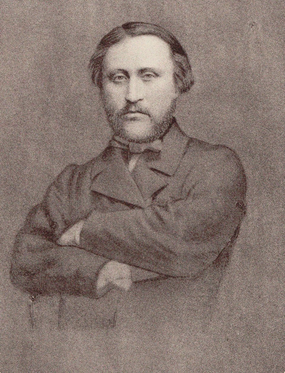 صورة الملحن ليون كروتزر 1817-1868. بواسطة غير معروف