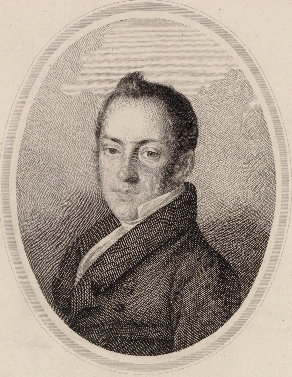صورة للملحن Saverio Mercadante 1795-1870. بواسطة غير معروف