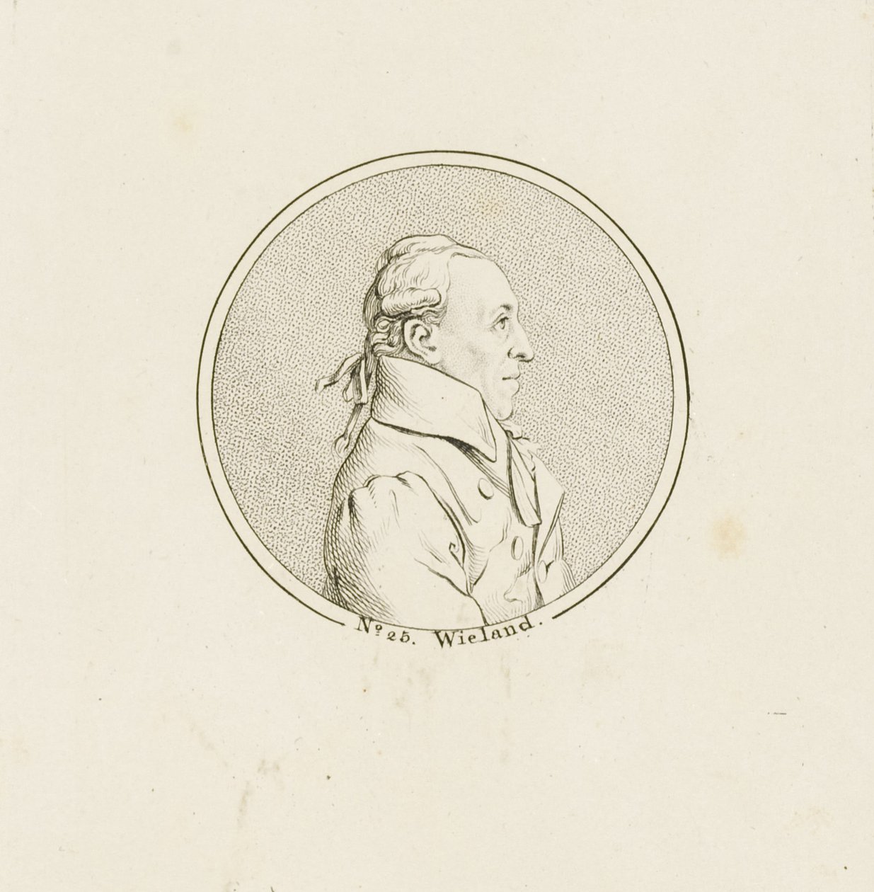 صورة للشاعر والكاتب كريستوف مارتن ويلاند 1733-1813 ، ج. 1810. بواسطة غير معروف