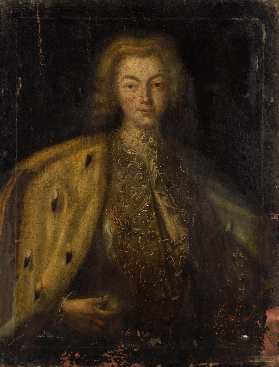 صورة القيصر بطرس الثاني لروسيا 1715-1730 ، القرن الثامن عشر بواسطة غير معروف