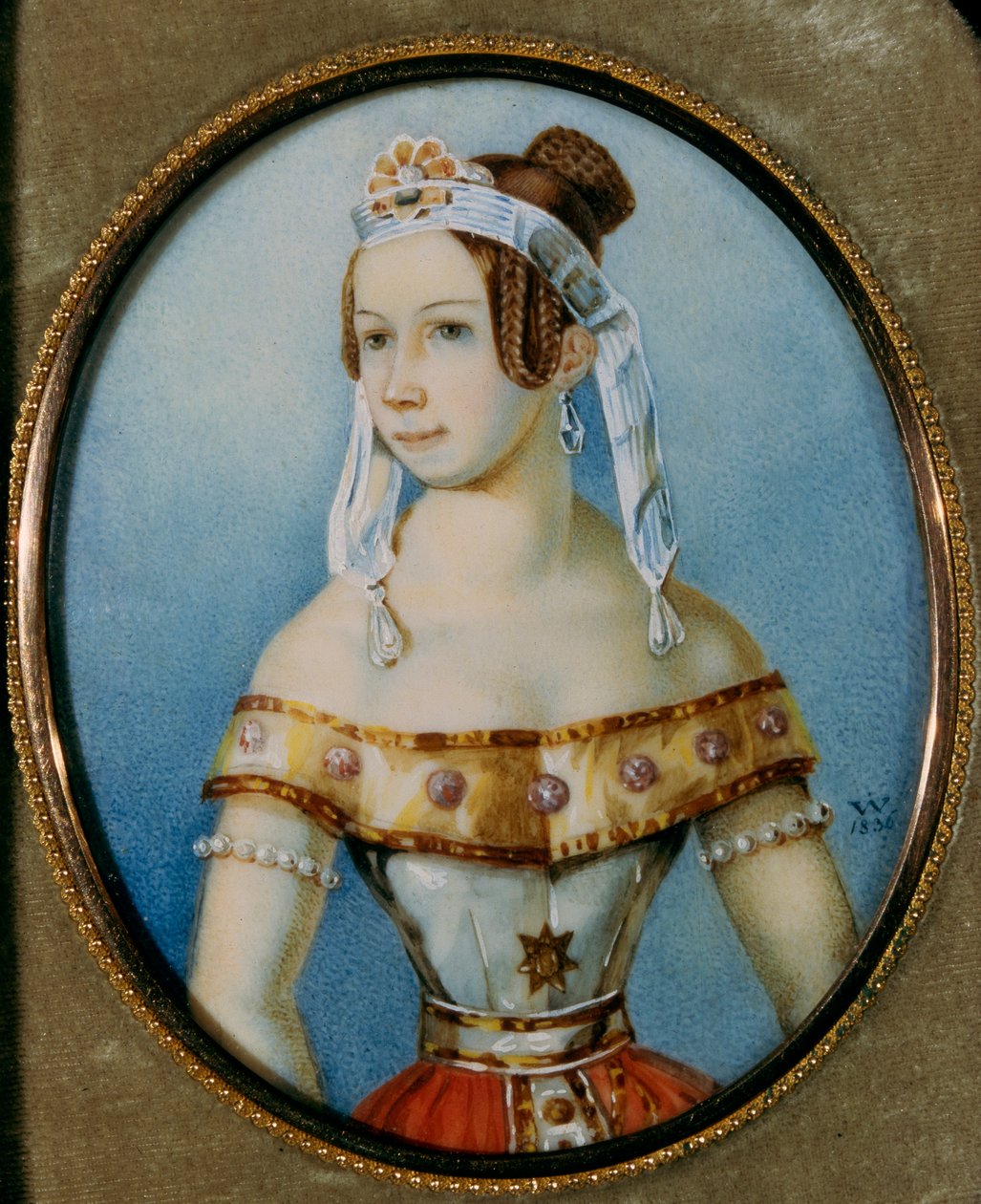 صورة راقصة الباليه Varvara Volkova 1816-1898 ، 1836 بواسطة غير معروف