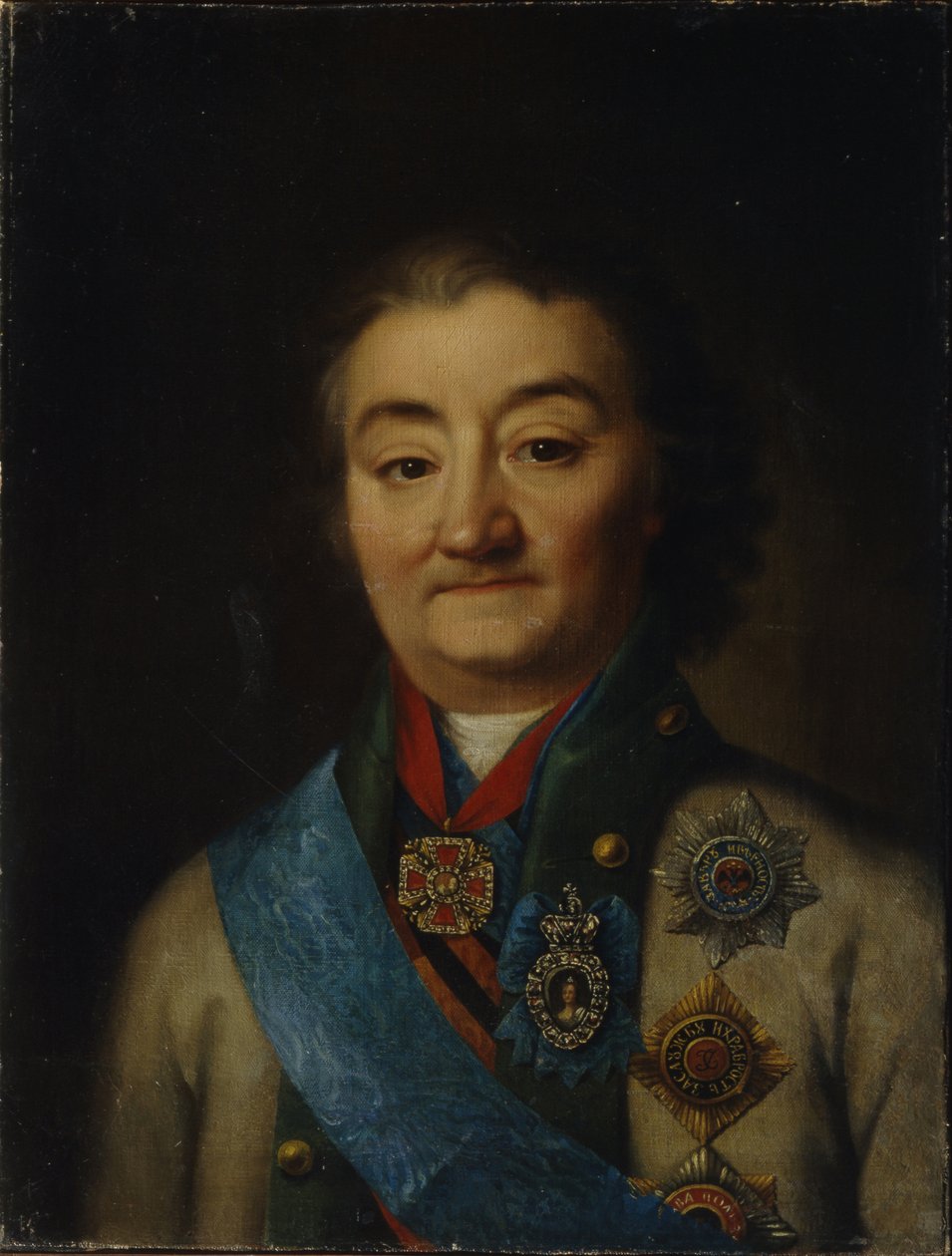 صورة للقائد العام للأسطول الكونت أليكسي غريغوريفيتش أورلوف من تشيسما 17371808 ، أواخر القرن الثامن عشر. بواسطة غير معروف