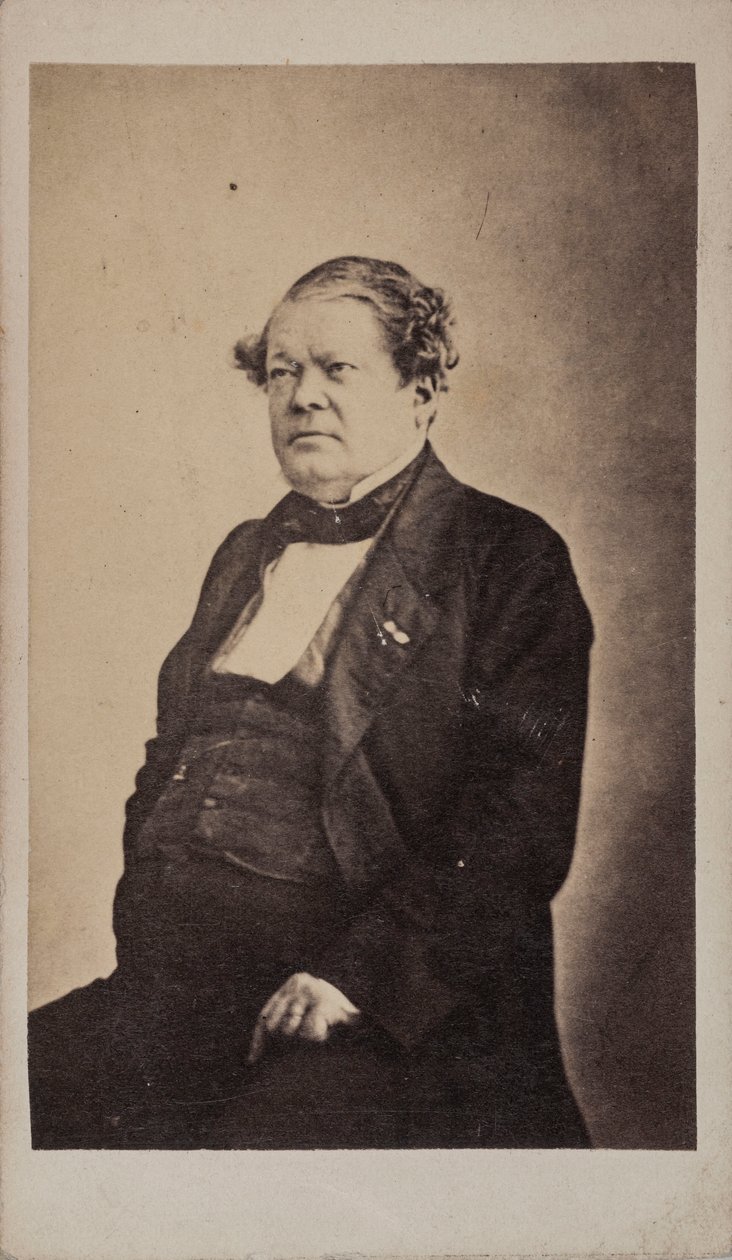 صورة للمؤلف أوغست ماتيو بانسرون 1796-1859 ، حوالي 1855. بواسطة غير معروف