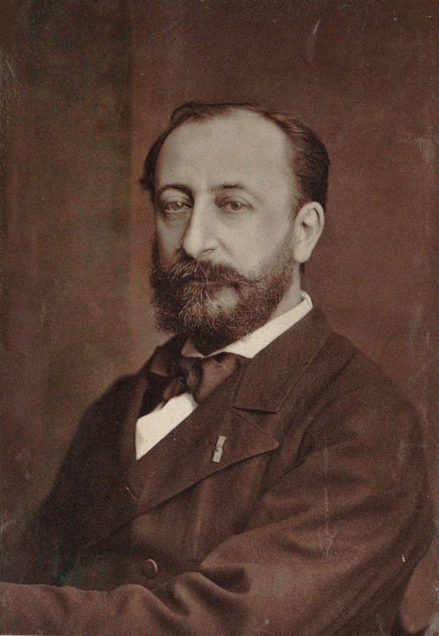 صورة للمؤلف الموسيقي كميل سان ساين 1835-1921 ، 1880. بواسطة غير معروف