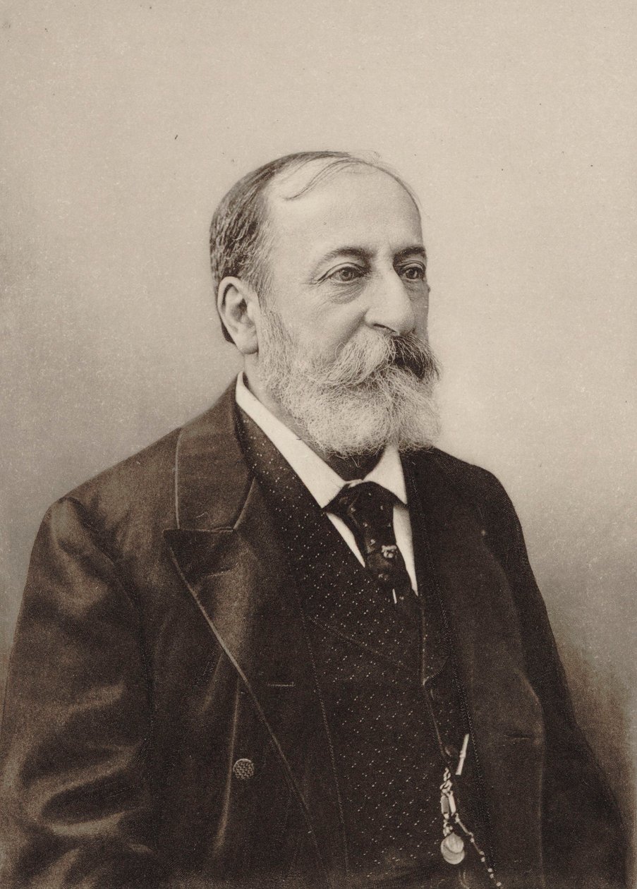 صورة للمؤلف كميل سان ساين 1835-1921 ، 1900. بواسطة غير معروف
