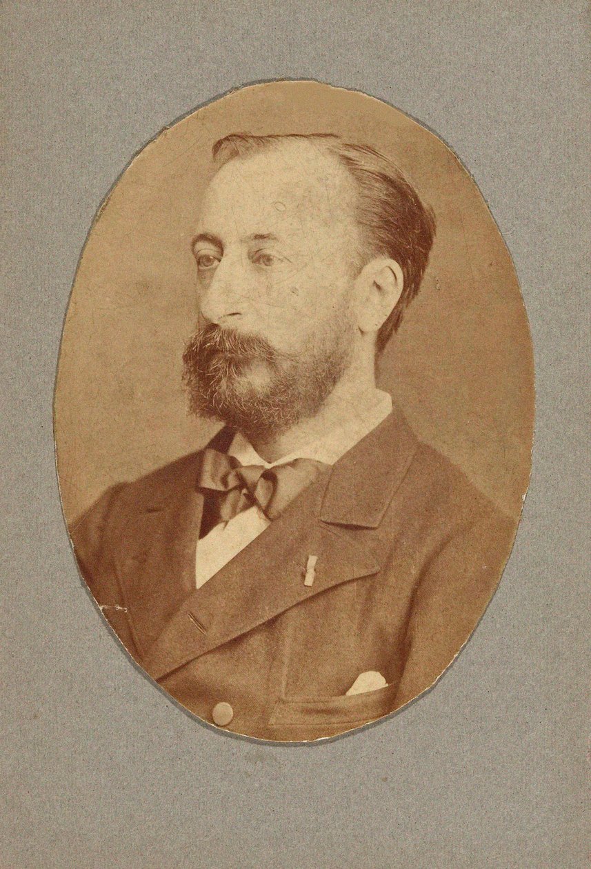 صورة للمؤلف كميل سان ساين 1835-1921 ، ج. 1880. بواسطة غير معروف
