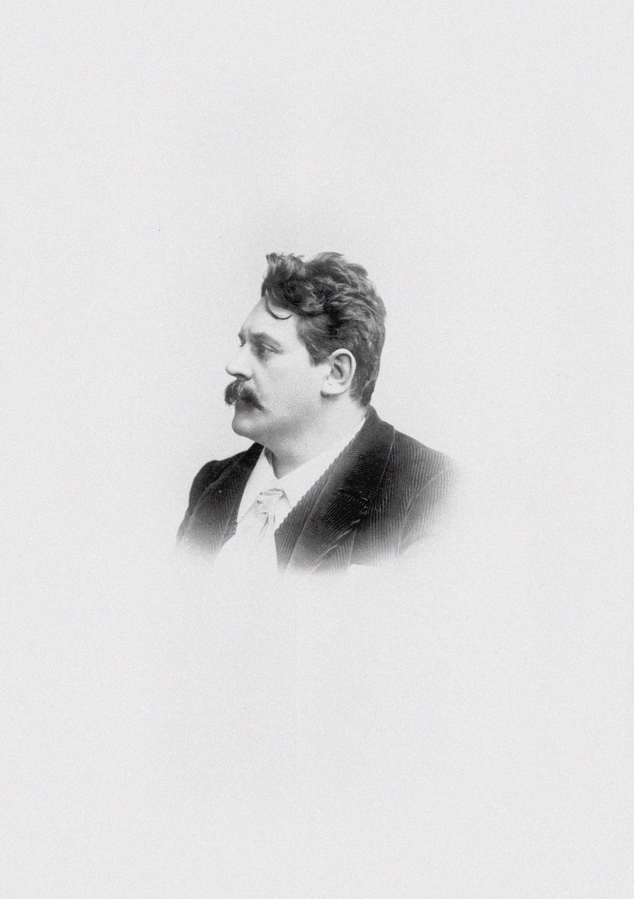 صورة للمؤلف الموسيقي يوجين ليندنر 1858-1915. بواسطة غير معروف