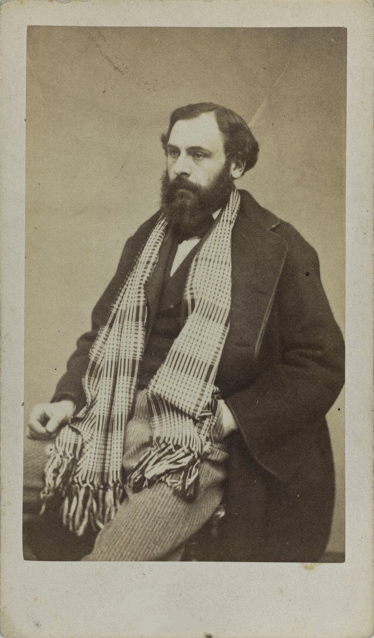صورة للمؤلف فرديناند بويز 1828-1892 ، ج. 1875. بواسطة غير معروف