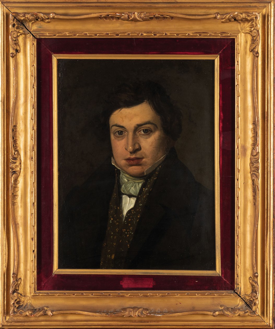 صورة للمؤلف جواتشينو أنطونيو روسيني 1792-1868. بواسطة غير معروف
