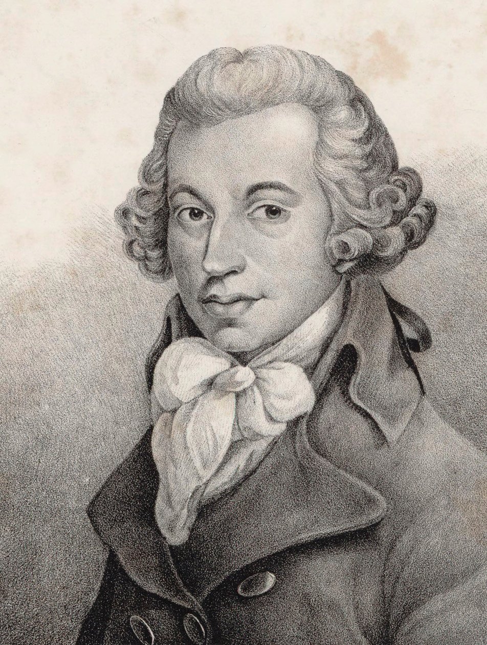 صورة للمؤلف إغناس بلييل 1757-1831. بواسطة غير معروف