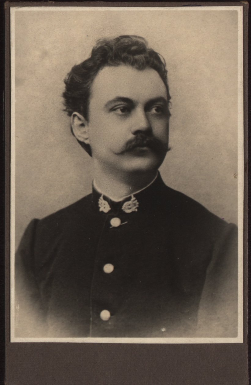 صورة للمؤلف كاريل سيبور شيبور 1843-1903 ، ج. 1870. بواسطة غير معروف