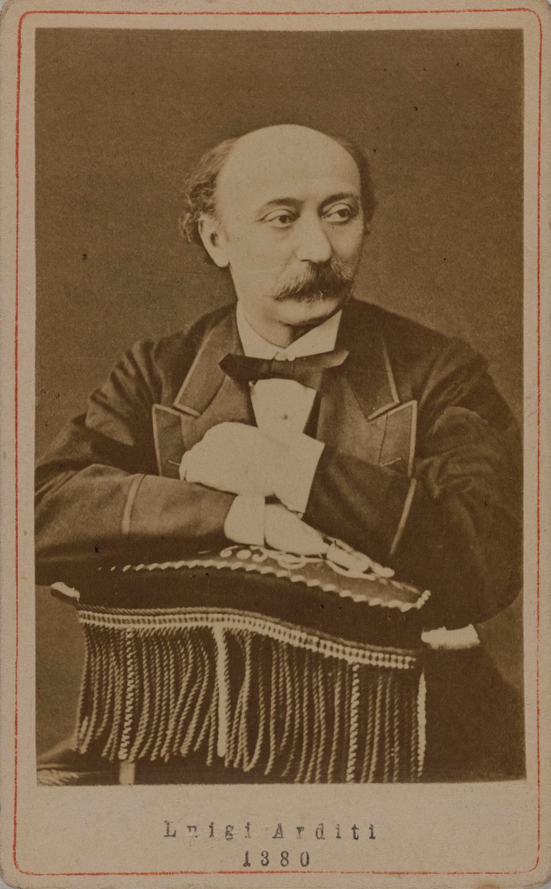 صورة للمؤلف الموسيقي لويجي أرديتي 1822-1903 ، 1880. بواسطة غير معروف