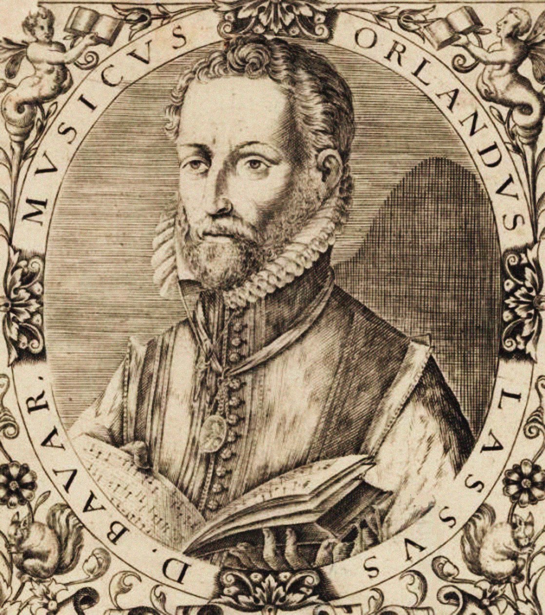صورة الملحن Roland de Lassus 1532-1594. بواسطة غير معروف