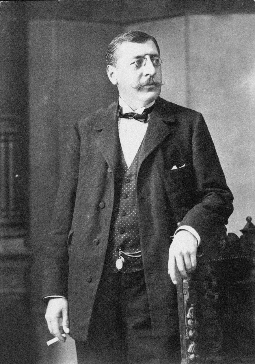 صورة للقائد والملحن فيليكس موتل 1856-1911. بواسطة غير معروف