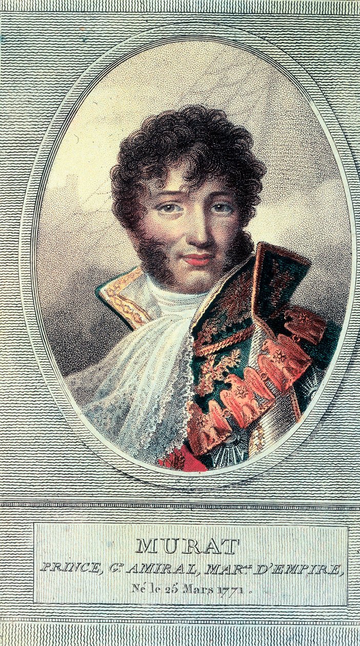صورة لملك نابولي يواكيم مراد ، رجل عسكري وسياسي فرنسي (1767-1815). بواسطة غير معروف