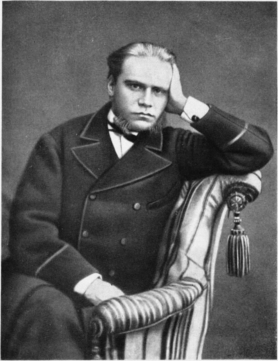 صورة للمحامي والمؤلف أناتولي فيودوروفيتش كوني 1844-1927 ، 1870 بواسطة غير معروف