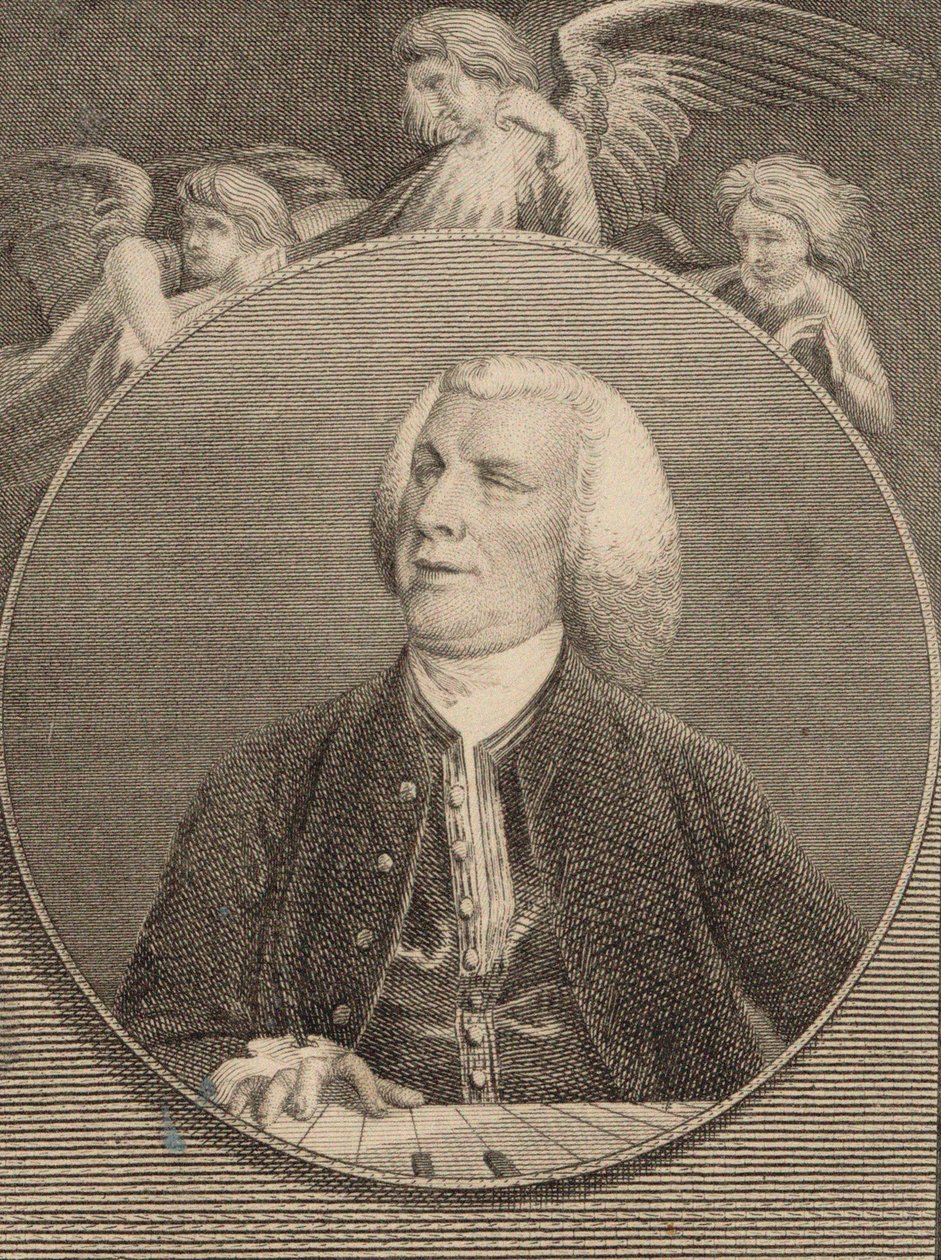 صورة للعازف والمؤلف جون ستانلي 1712-1786 ، 1784. بواسطة غير معروف