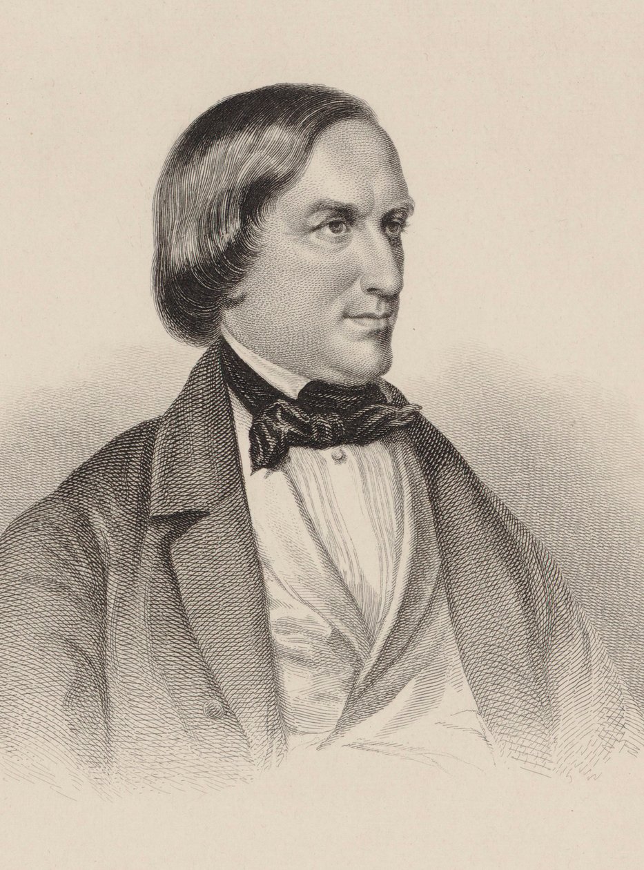 صورة عازف البيانو والملحن كارل أوغست كريبس 1804-1880. بواسطة غير معروف