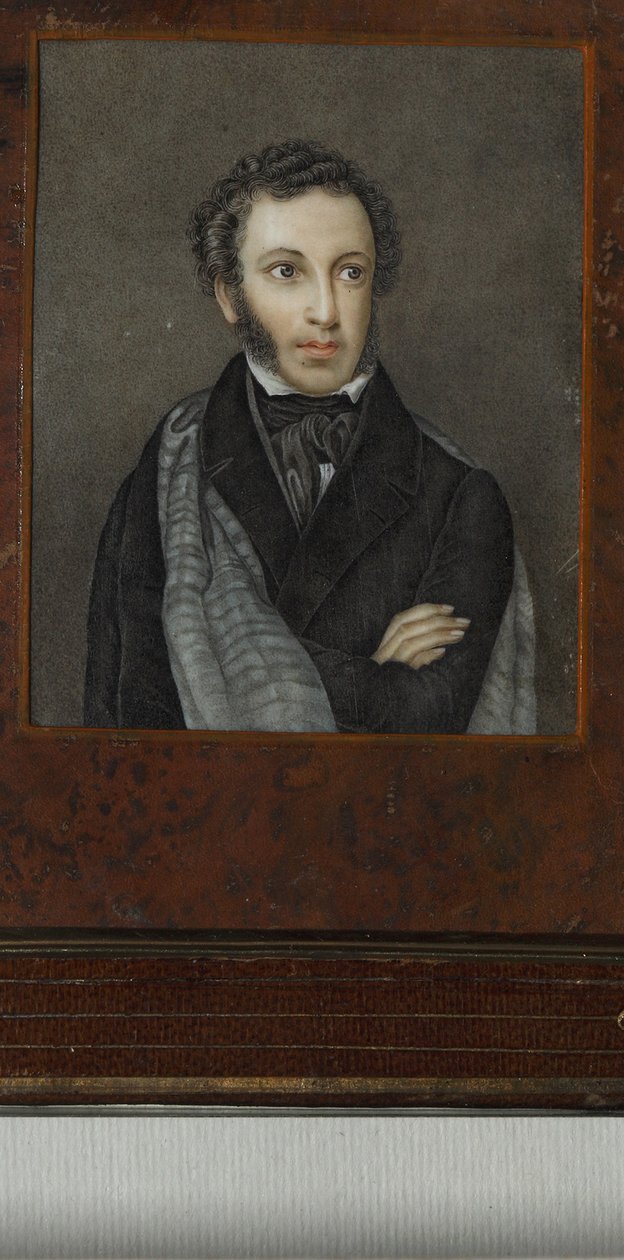 صورة للشاعر ألكسندر سيرجيفيتش بوشكين 1799-1837 ، الربع الأول من القرن التاسع عشر .. بواسطة غير معروف