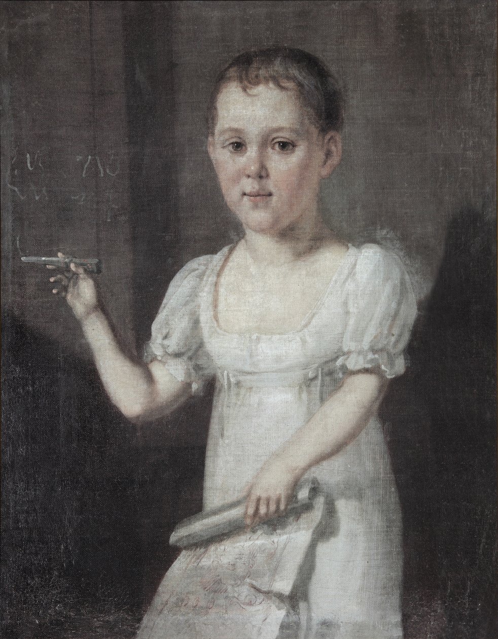صورة للشاعر ميخائيل ليرمونتوف 1814-1841 كطفل ، 1817-1818 بواسطة غير معروف